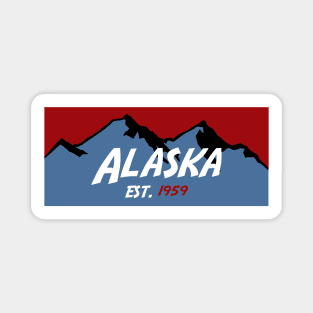 Alaska Mountains Sticker